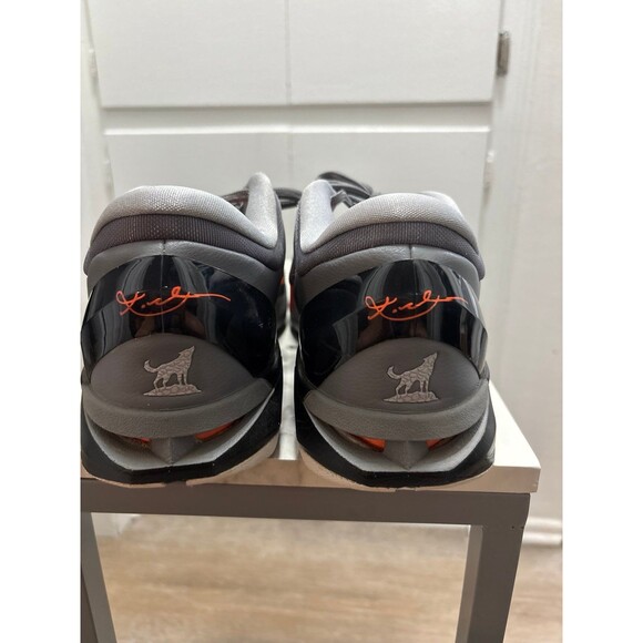Mens NIKE ZOOM KOBE VII 7 SYSTEM WOLF GREY ORANGE PROTRO 488371-002 Size 11